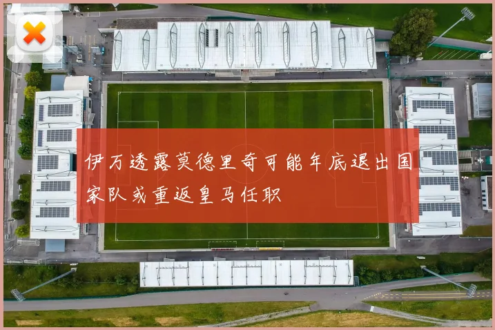 伊万透露莫德里奇可能年底退出国家队或重返皇马任职